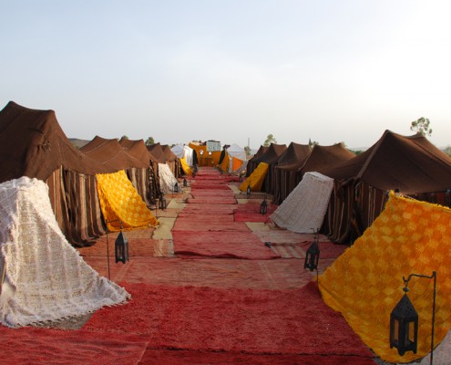 Week end à Marrakech Maroc dormir dans des tentes